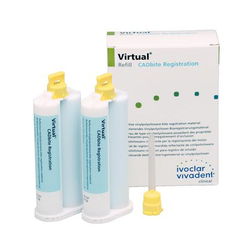 Ivoclar Vivadent 607908 Virtual CADbite Bite Registration Cartridges 50 mL 2/Pk Ivoclar Vivadent 607908 Virtual CADbite Bite Registration Cartridges 50 mL 2/Pk